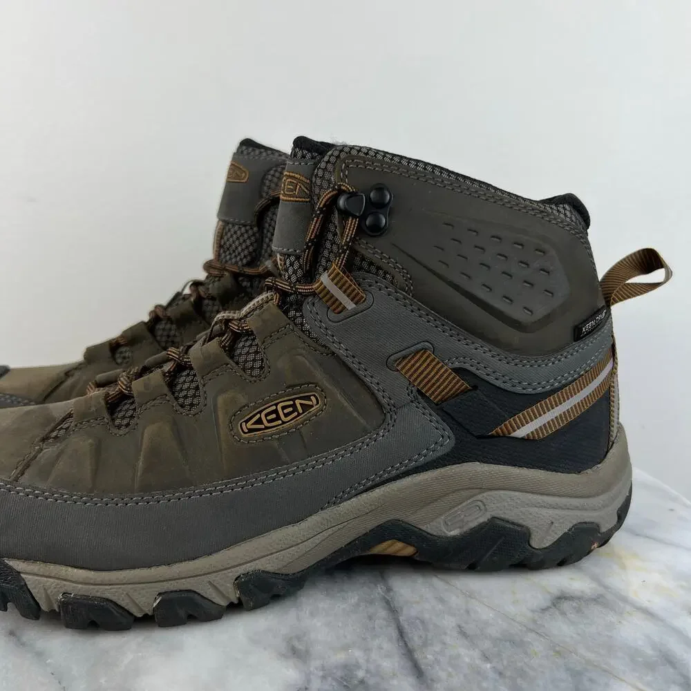 KEEN Men's Targhee III Mid Waterproof 1017787 All Terrain Hiking Work Boots 8.5